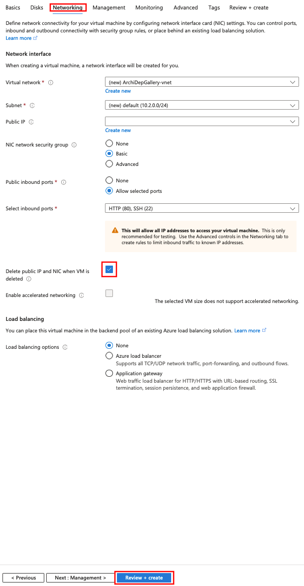 Gallery virtual machine