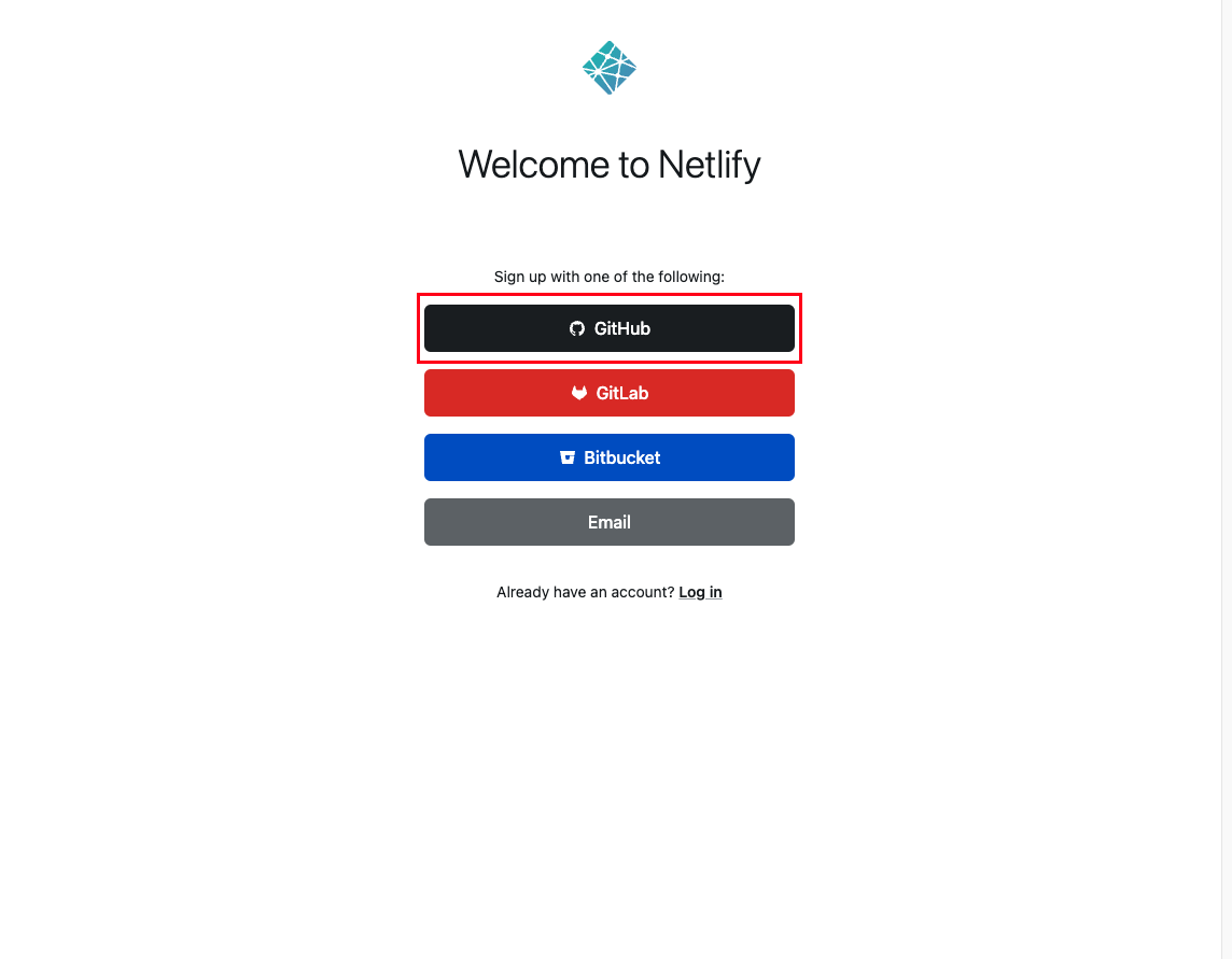 Register a Netlify Account